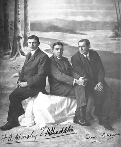 Worsley, Shackleton y Crean