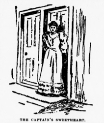 women at door
